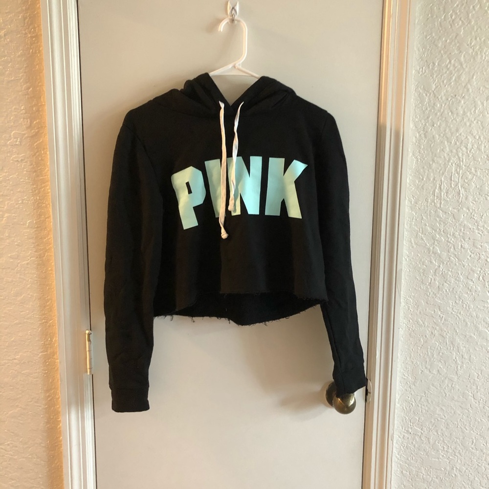Cropped Victoria’s Secret Pink Hoodie